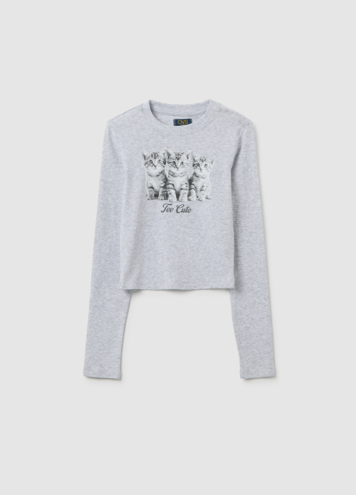 OVS Kids Bluza Gri Fete 10-15 Ani [1]