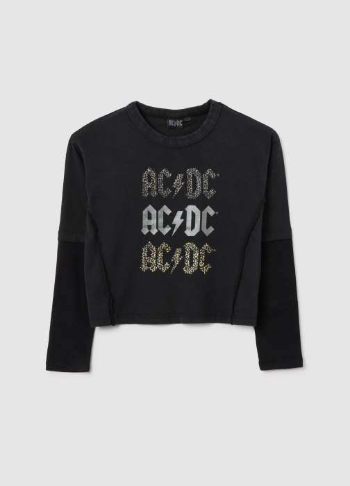 OVS Kids Bluza Gri/Neagra Fete 10-15 Ani [4]