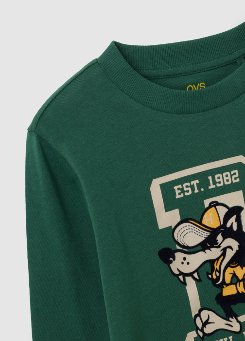 OVS Kids Bluza Hunter Green Baieti 3-10 Ani [3]