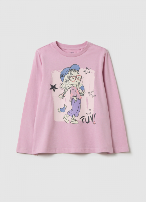 OVS Kids Bluza Liliac Fete 3-10 Ani [1]