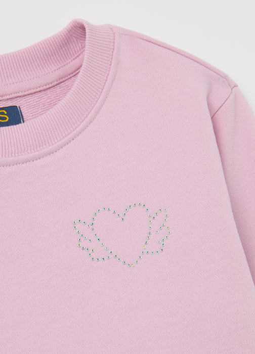 OVS Kids Свитшот Для Девочек Сереневый 3-10 Лет [3]