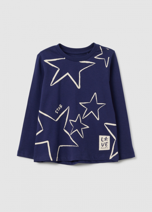 OVS Kids Bluza Patriot Blue Fete 3-10 Ani [1]
