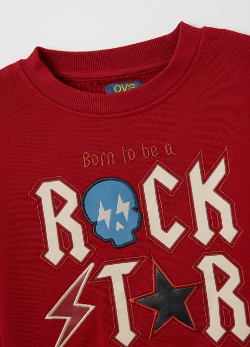 OVS Kids Bluza Rhythmic Red Baieti 3-10 Ani [3]