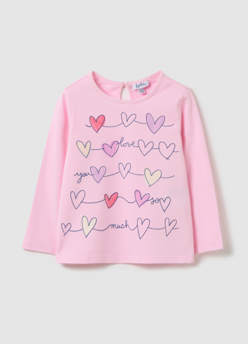 OVS Kids Bluza Roz Fete 9-36 Luni [1]