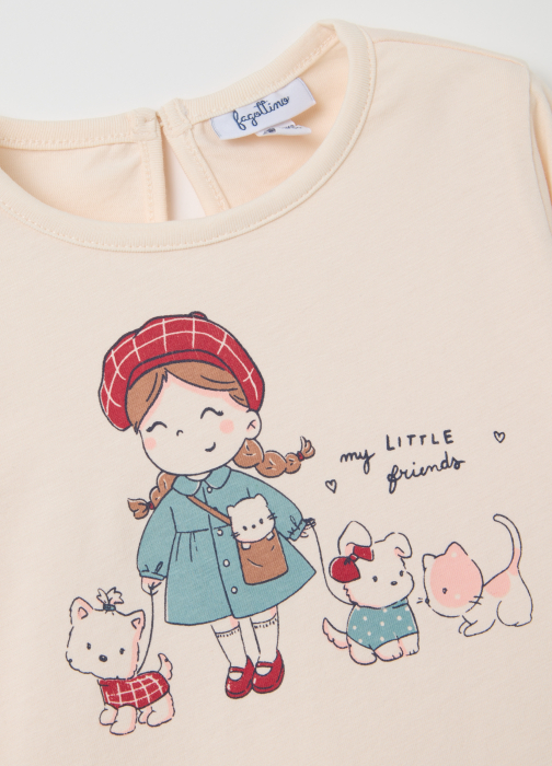 OVS Kids Bluza Vanilla Cream Fete 9-36 Luni [3]
