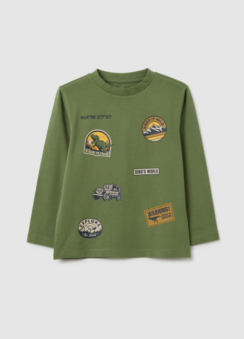 OVS Kids Bluza Vineyard Green Baieti 3-10 Ani [1]