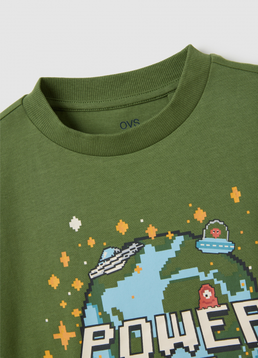 OVS Kids Bluza Vineyard Green Baieti 3-10 Ani [4]
