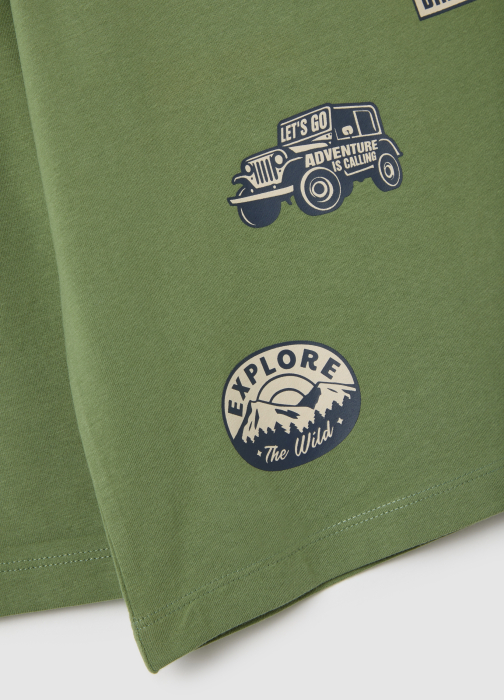 OVS Kids Bluza Vineyard Green Baieti 3-10 Ani [4]