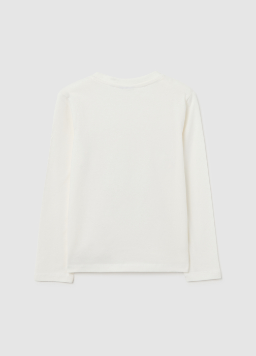 OVS Kids Bluza White Alyssum Fete 3-10 Ani [2]