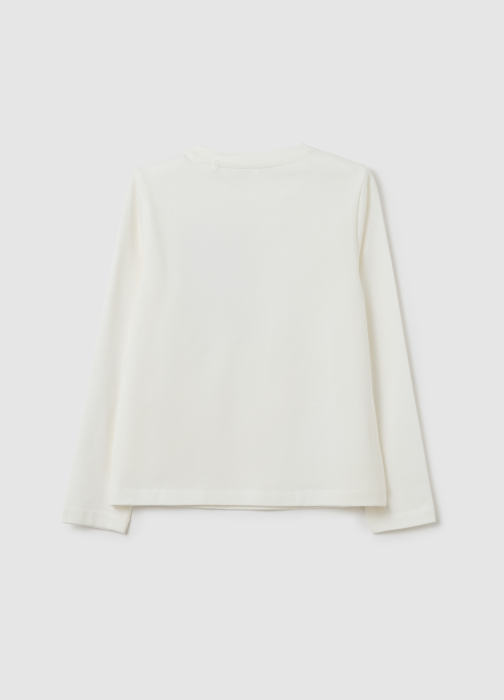 OVS Kids Bluza White Alyssum Fete 3-10 Ani [2]