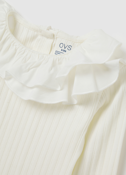 OVS Kids Bluza White Alyssum Fete 3-10 Ani [3]