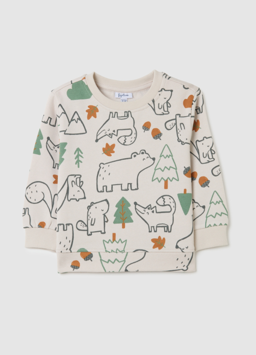 OVS Kids Bluza White Sand Baieti 9-36 Luni [1]