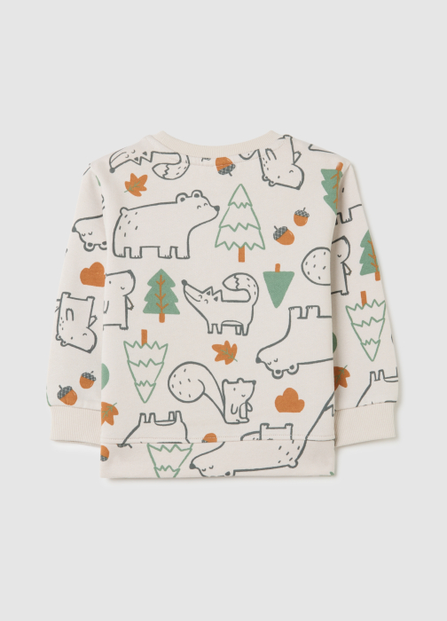 OVS Kids Bluza White Sand Baieti 9-36 Luni [2]