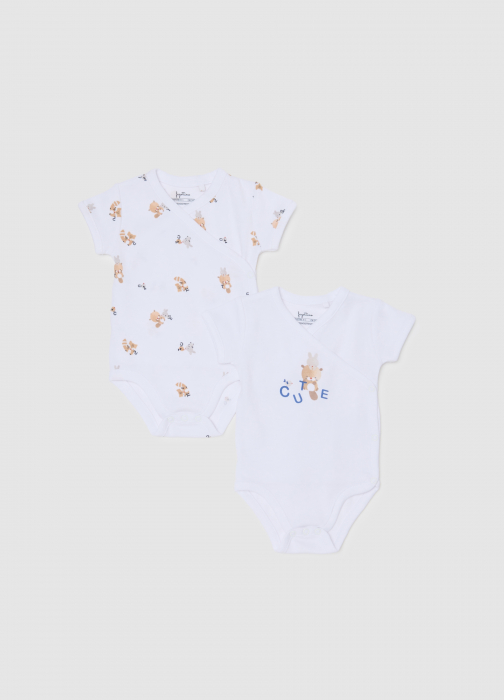 OVS Kids Body Maneca Scurta Alb Fete 0-9 Luni [1]