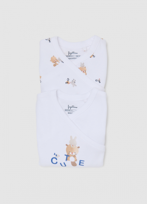 OVS Kids Body Maneca Scurta Alb Fete 0-9 Luni [4]
