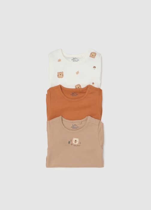 OVS Kids Боди С Коротким Рукавом Для Мальчиков Amber Brown 0-9 Месяцев [3]