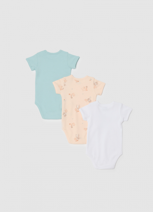 OVS Kids Body Maneca Scurta Blue Haze Baieti 0-9 Luni [2]