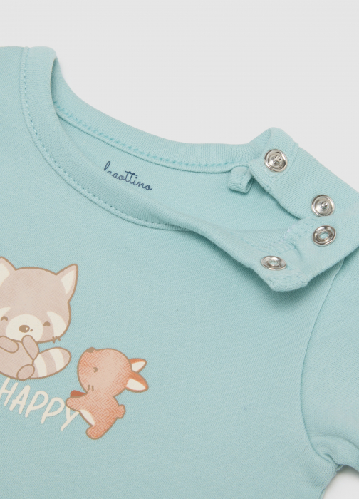 OVS Kids Body Maneca Scurta Blue Haze Baieti 0-9 Luni [3]
