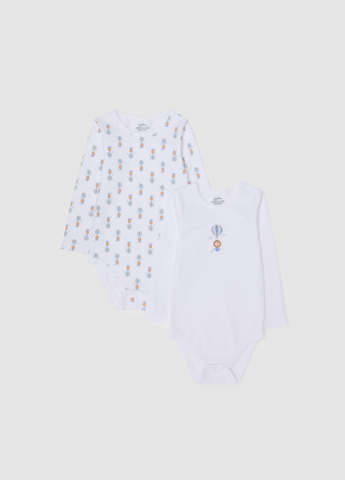 OVS Kids Body Maneca Scurta Bright White Baieti 0-9 Luni [1]
