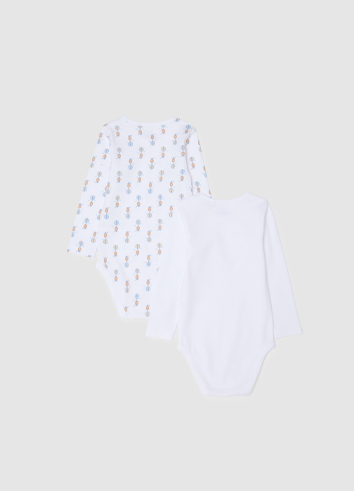 OVS Kids Body Maneca Scurta Bright White Baieti 0-9 Luni [2]