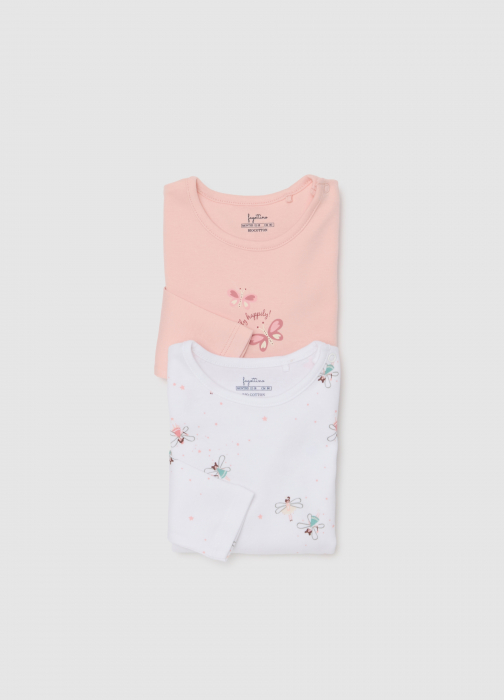 OVS Kids Body Maneca Scurta Chintz Rose Fete 0-9 Luni [4]