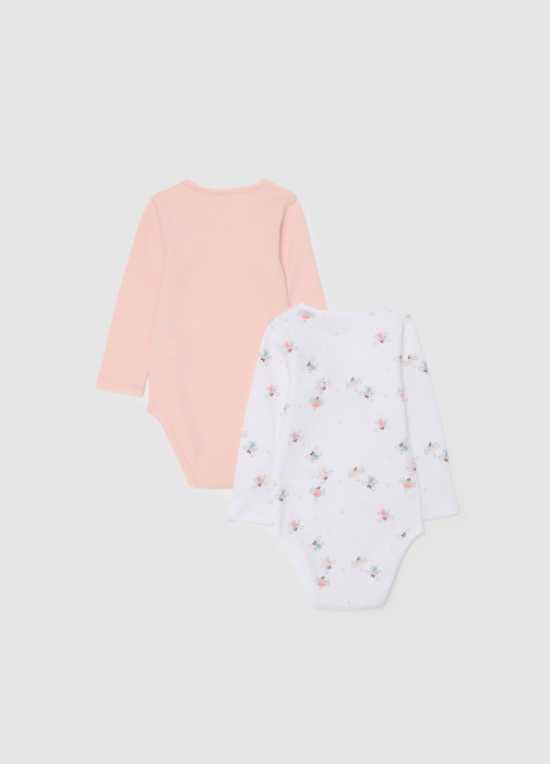 OVS Kids Body Maneca Scurta Chintz Rose Fete 0-9 Luni [2]