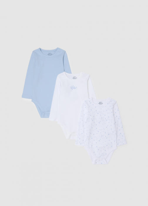 OVS Kids Body Maneca Scurta Kentucky Blue Baieti 0-9 Luni [1]