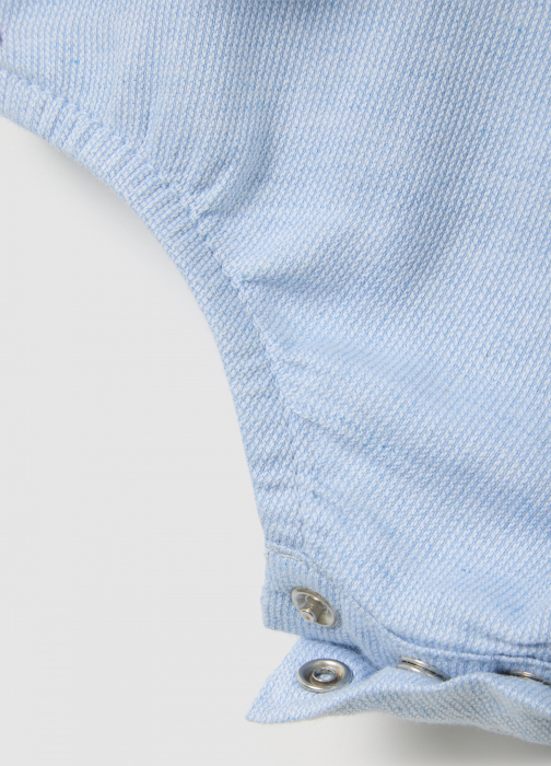 OVS Kids Body Maneca Scurta Light Blue Baieti 0-9 Luni [4]