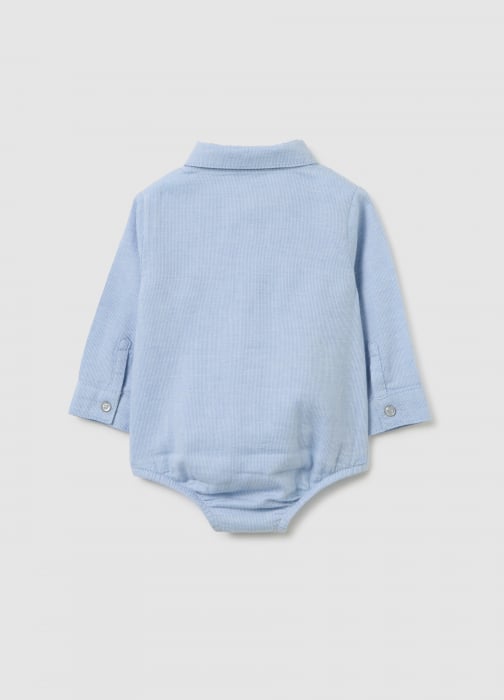 OVS Kids Body Maneca Scurta Light Blue Baieti 0-9 Luni [2]