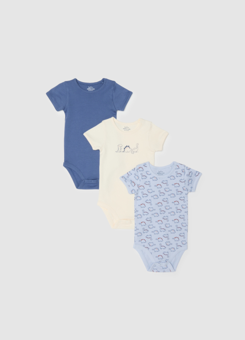 OVS Kids Body Maneca Scurta Moonlight Blue Baieti 0-9 Luni [1]