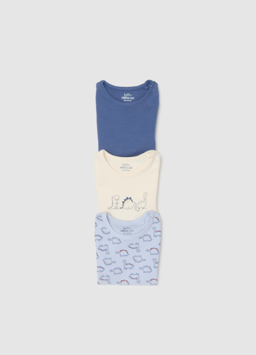 OVS Kids Body Maneca Scurta Moonlight Blue Baieti 0-9 Luni [4]