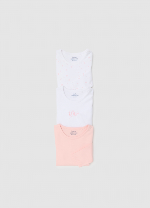 OVS Kids Body Maneca Scurta Rose Quartz Fete 0-9 Luni [4]