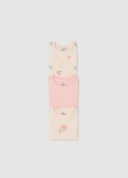 OVS Kids Боди С Коротким Рукавом Для Девочек Rose Quartz 0-9 Месяцев [4]