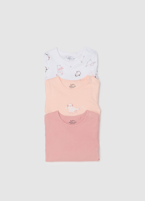 OVS Kids Body Maneca Scurta Roz Fete 0-9 Luni [4]