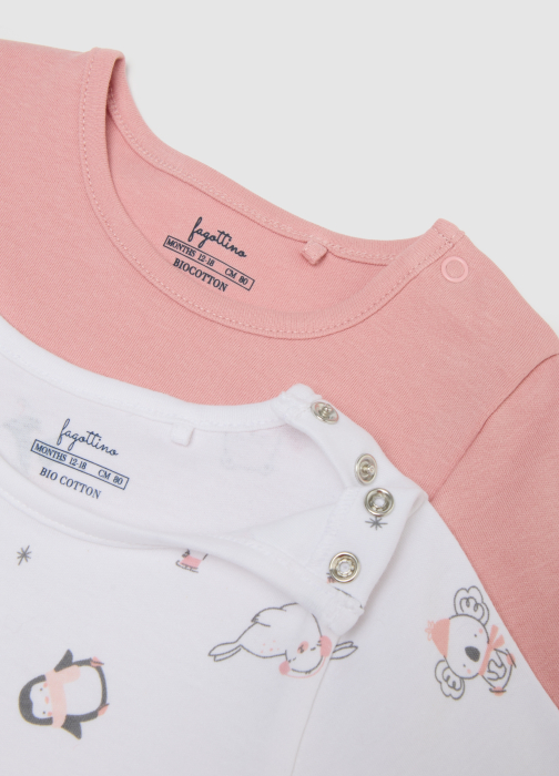 OVS Kids Body Maneca Scurta Roz Fete 0-9 Luni [3]
