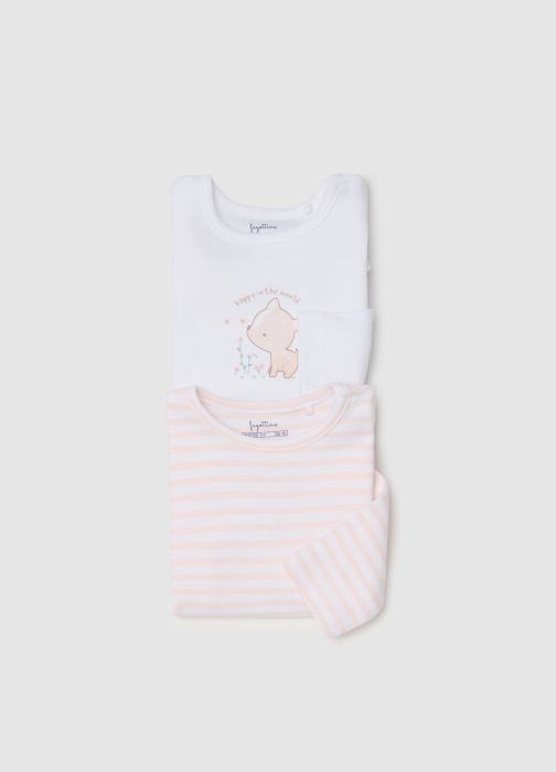 OVS Kids Body Maneca Scurta Roz Fete 0-9 Luni [3]