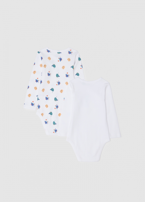 OVS Kids Body Maneca Scurta Snow White Baieti 0-9 Luni [2]