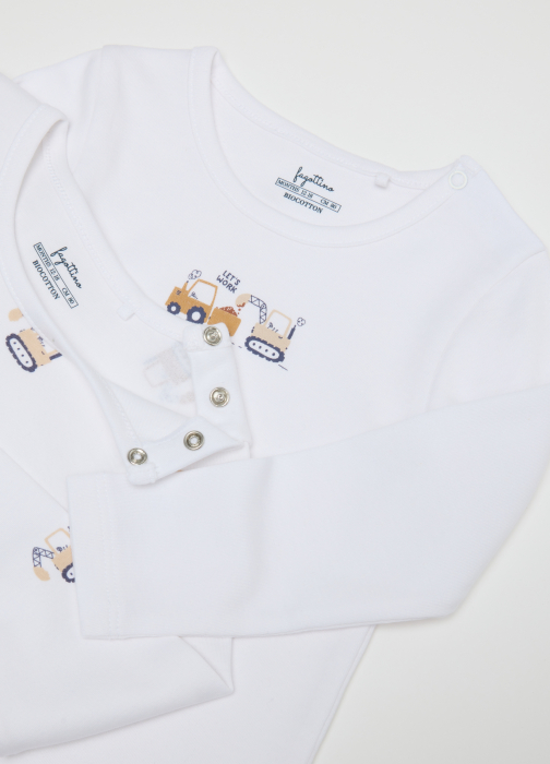 OVS Kids Body Maneca Scurta Snow White Baieti 0-9 Luni [4]