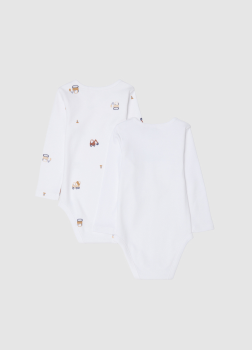 OVS Kids Body Maneca Scurta Snow White Baieti 0-9 Luni [2]