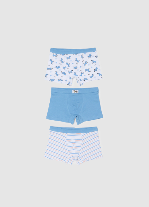 OVS Kids Boxeri White/Lt Blue Baieti 3-10 Ani [1]