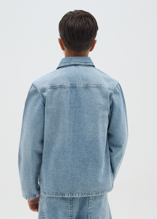 OVS Kids Camasa Maneca Scurta Light Blue Baieti 10-15 Ani [2]