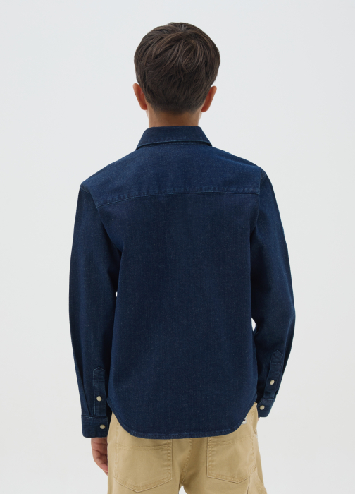 OVS Kids Camasa Maneca Scurta Medium Dark Blue Baieti 10-15 Ani [2]