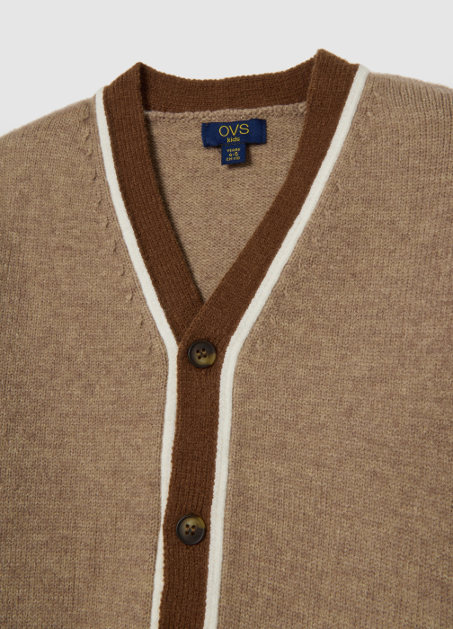 OVS Kids Cardigan Brown Melange Baieti 3-10 Ani [3]