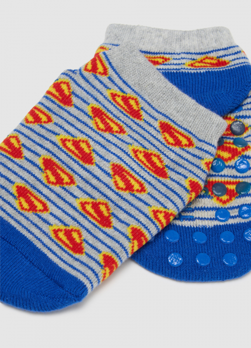 OVS Kids Ciorapi Antislip Blue/Gri Baieti 10-15 Ani [3]