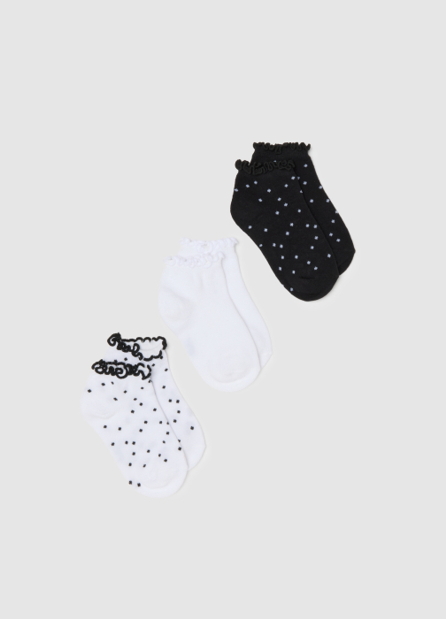 OVS Kids Ciorapi Antislip White/Black Fete 10-15 Ani [1]