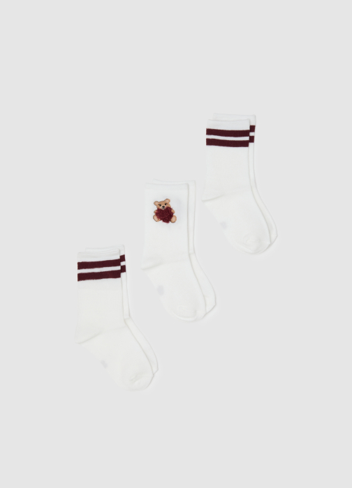 OVS Kids Ciorapi Antislip White/Red Fete 10-15 Ani [1]