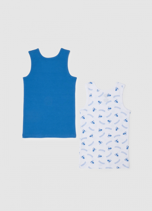 OVS Kids Lenjerie White/Blue  Baieti 3-10 Ani [2]