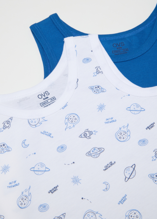 OVS Kids Lenjerie White/Lt Blue Baieti 3-10 Ani [4]