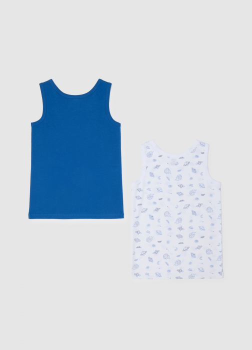 OVS Kids Lenjerie White/Lt Blue Baieti 3-10 Ani [2]