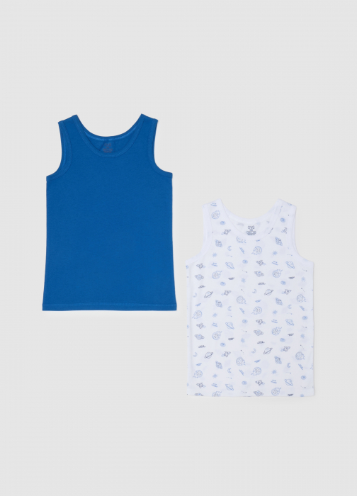 OVS Kids Lenjerie White/Lt Blue Baieti 3-10 Ani [1]